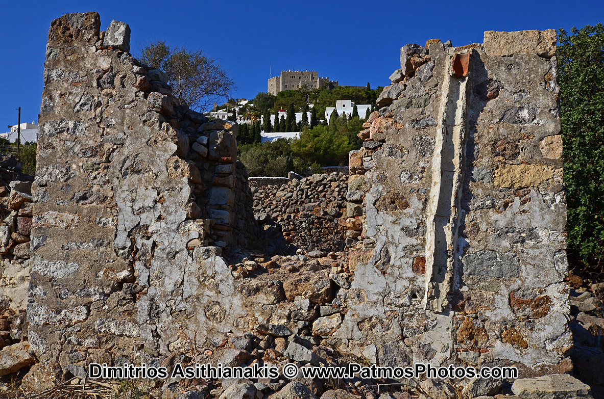 Patmos Chora Ruins Photos